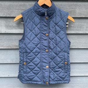 Riding Sport Equestrian Wear blue quilted vest XS